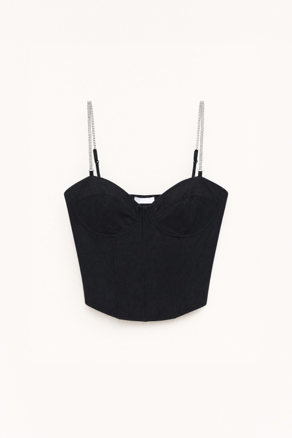 Midnight Crystal Corset Top - Image 2