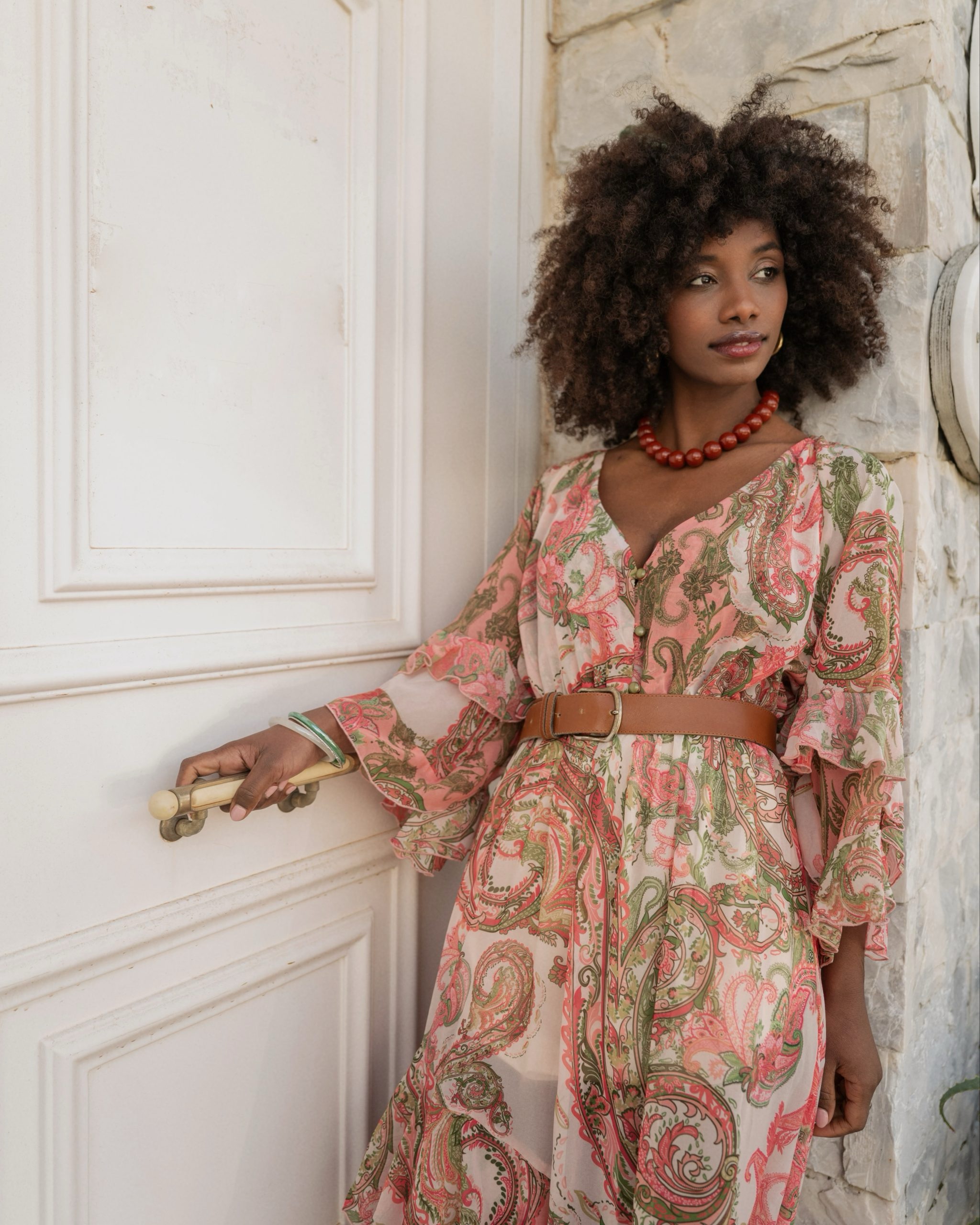 Lush Orange Maxi Dress - Image 2