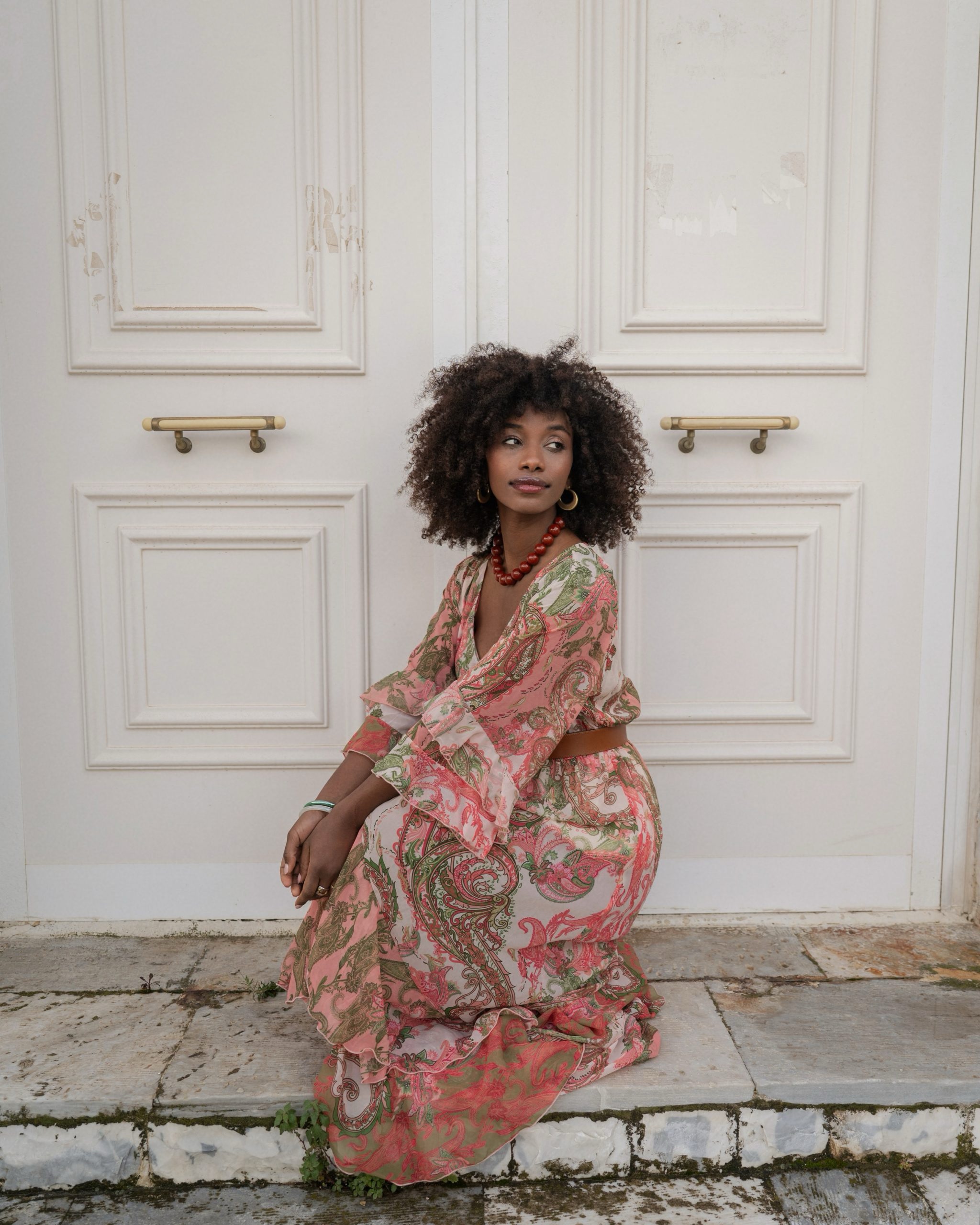 Lush Orange Maxi Dress - Image 3
