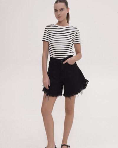 Domna Black Shorts