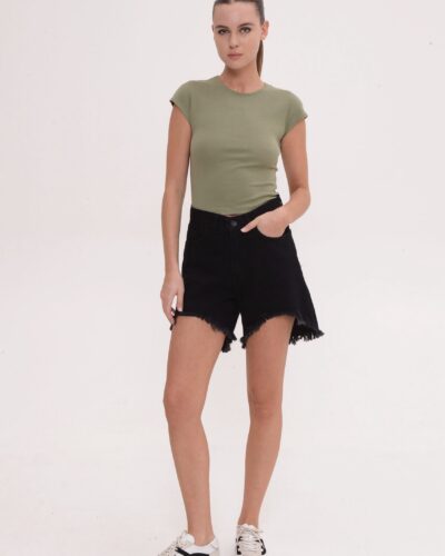 Rosa Black Shorts