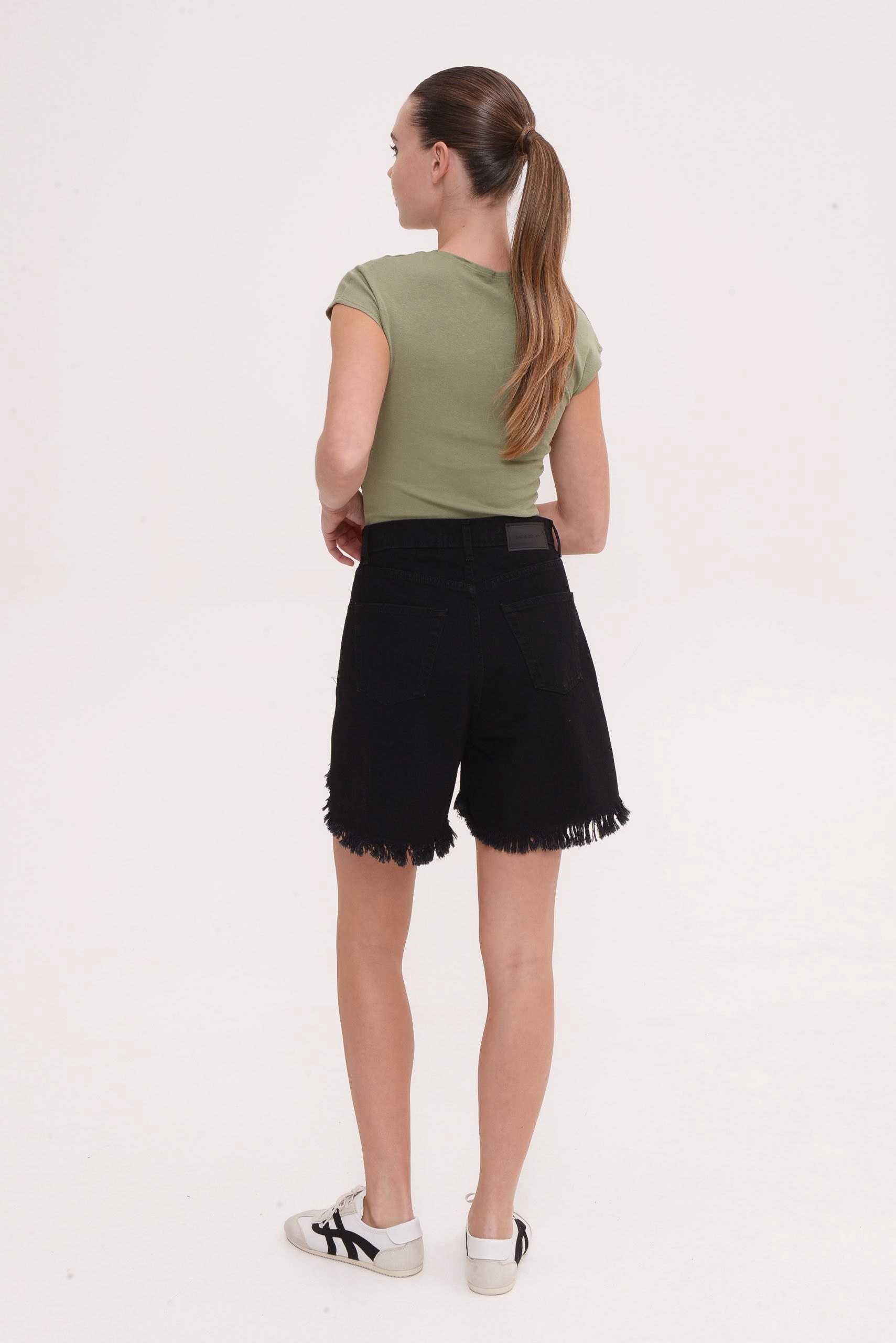 Rosa Black Shorts - Image 2