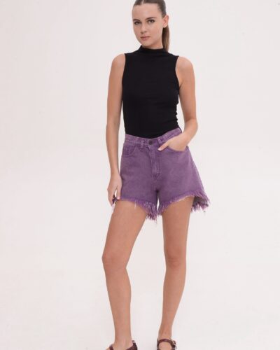Rosa Purple Shorts