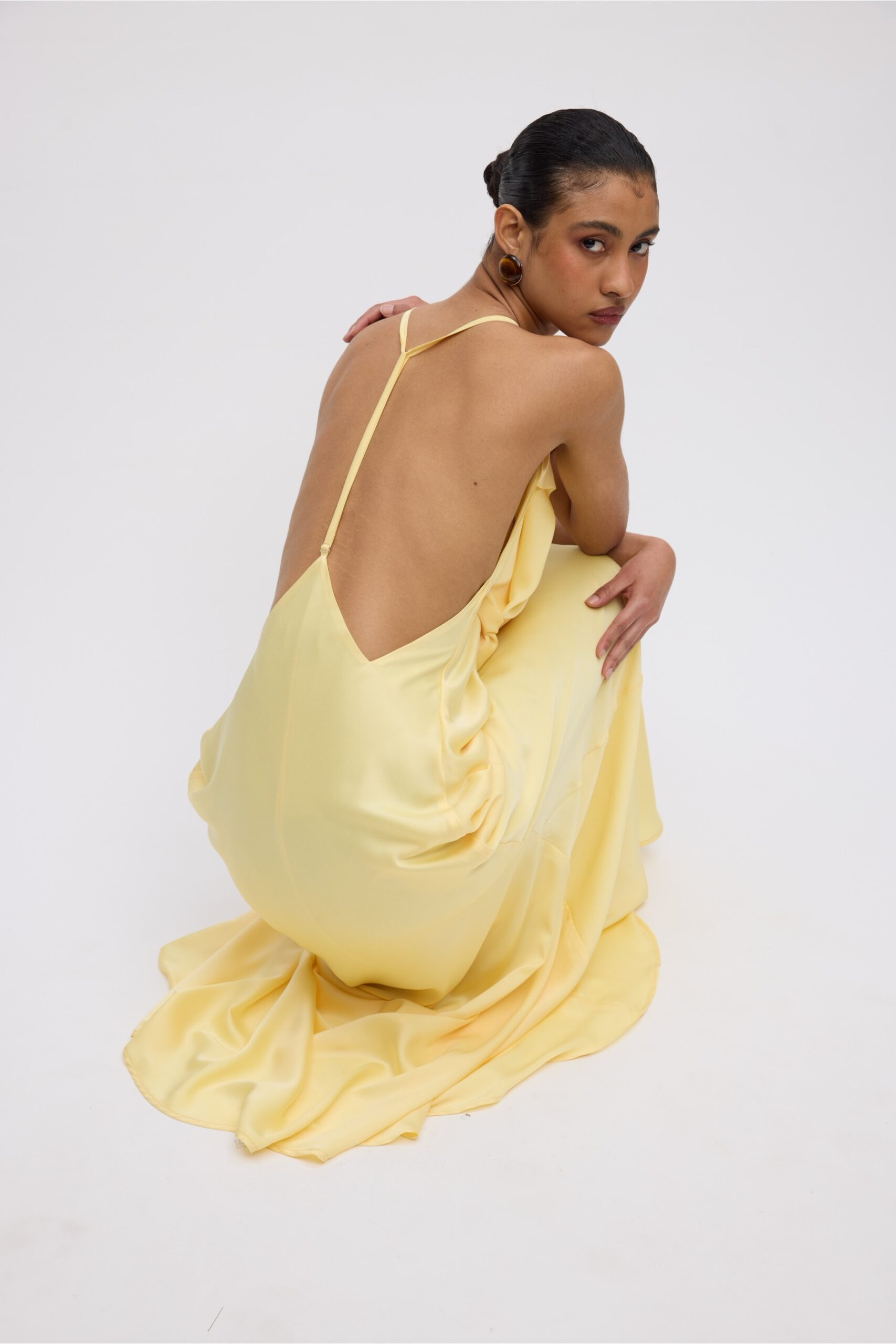 Effie Dress Yellow - Image 2