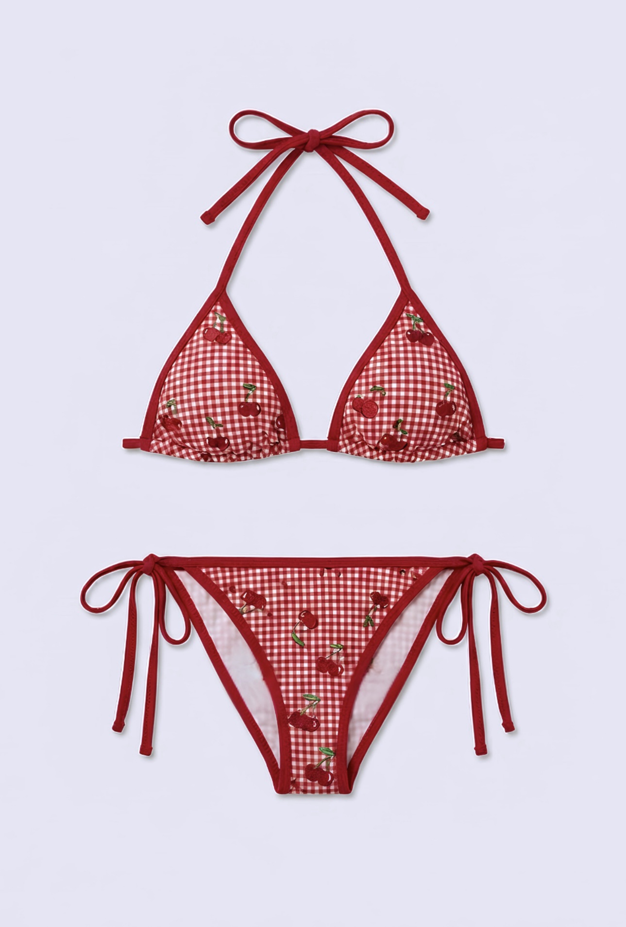 Cherry bikini set - Image 3