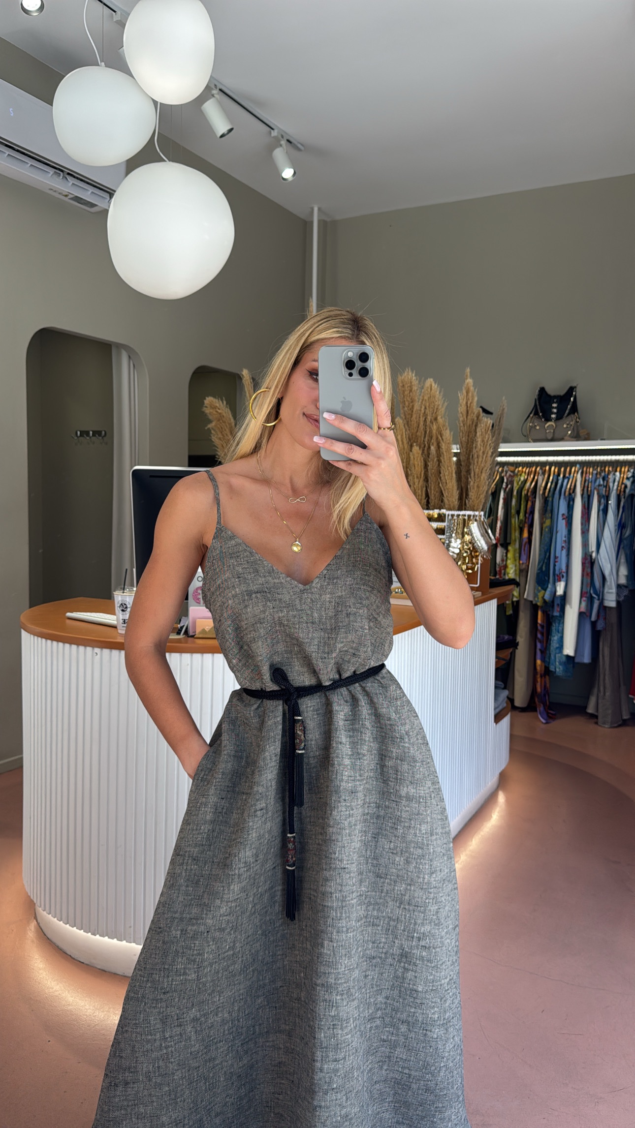 Safari Linen Dress