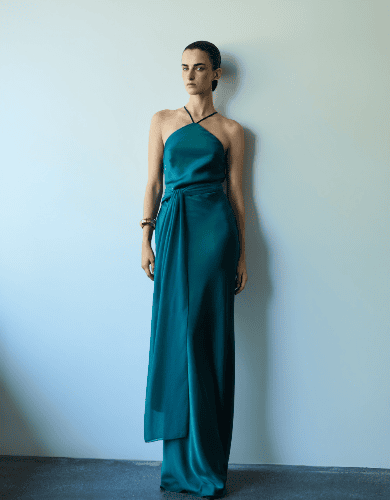Danai polymorphic dress | emerald