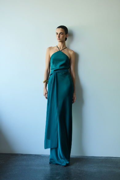 Danai polymorphic dress | emerald