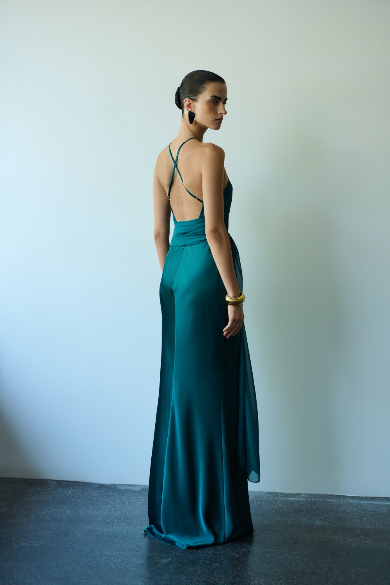 Danai polymorphic dress | emerald - Image 2