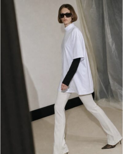 Amelia Mock Neck T-shirt | 2 colours