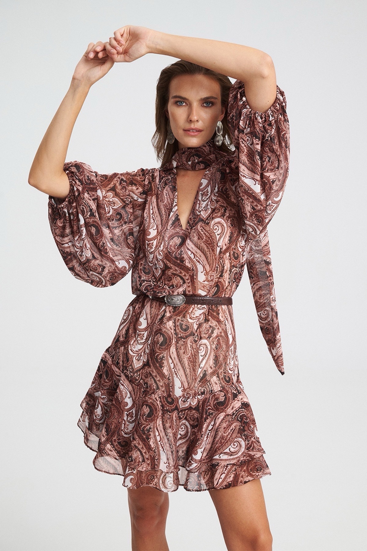 Boho Rhapsody Chiffon Dress