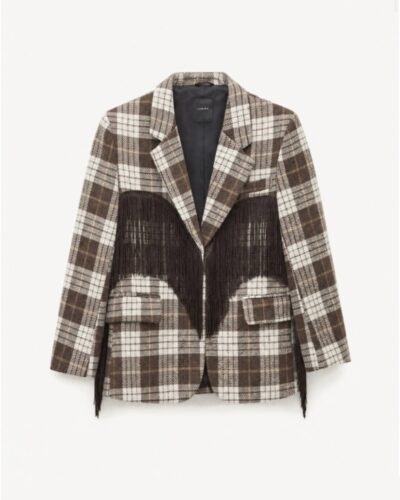 Cacao Western-Chic Blazer