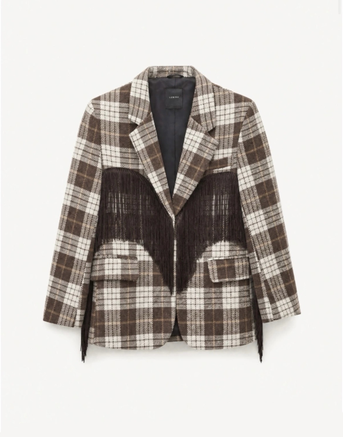 Cacao Western-Chic Blazer