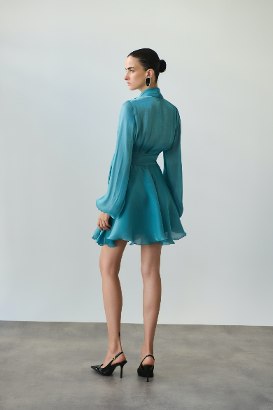 Savina dress light blue - Image 3