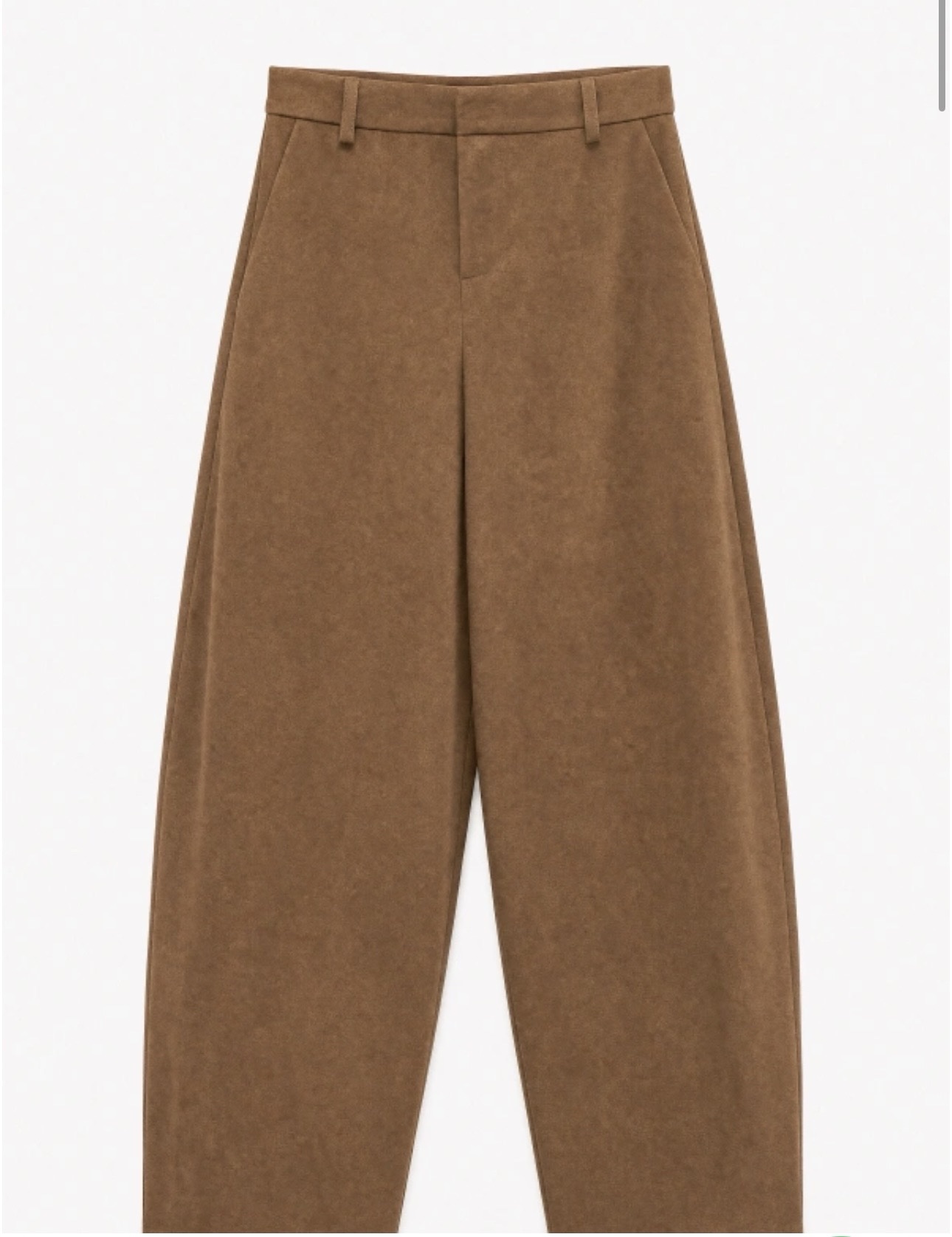 Toffee Slouchy Balloon Trousers