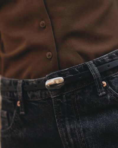 Tiny dancer leather belt