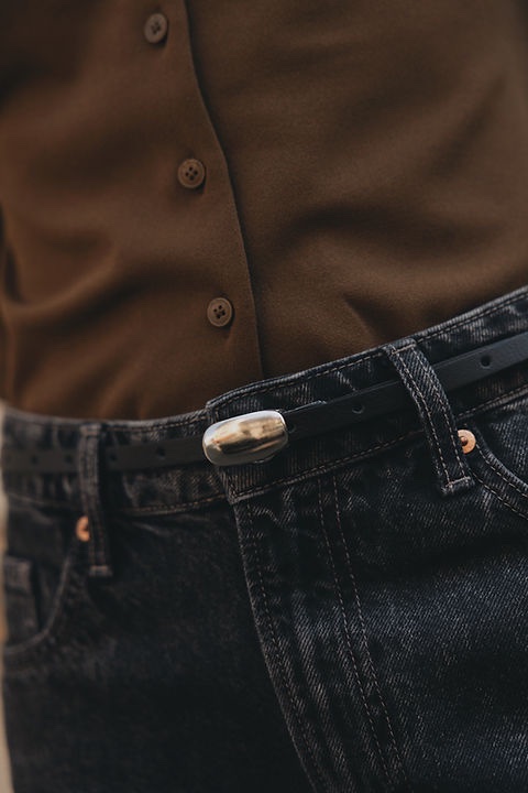 Tiny dancer leather belt