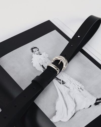 Courage leather belt