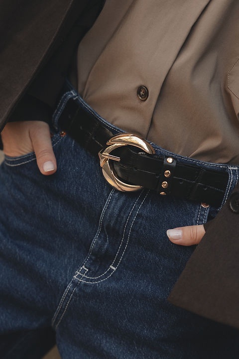 Wandering star leather belt | 2 colours