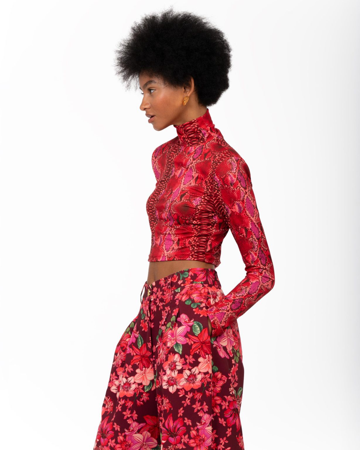 Calista jersey crop top - Image 3