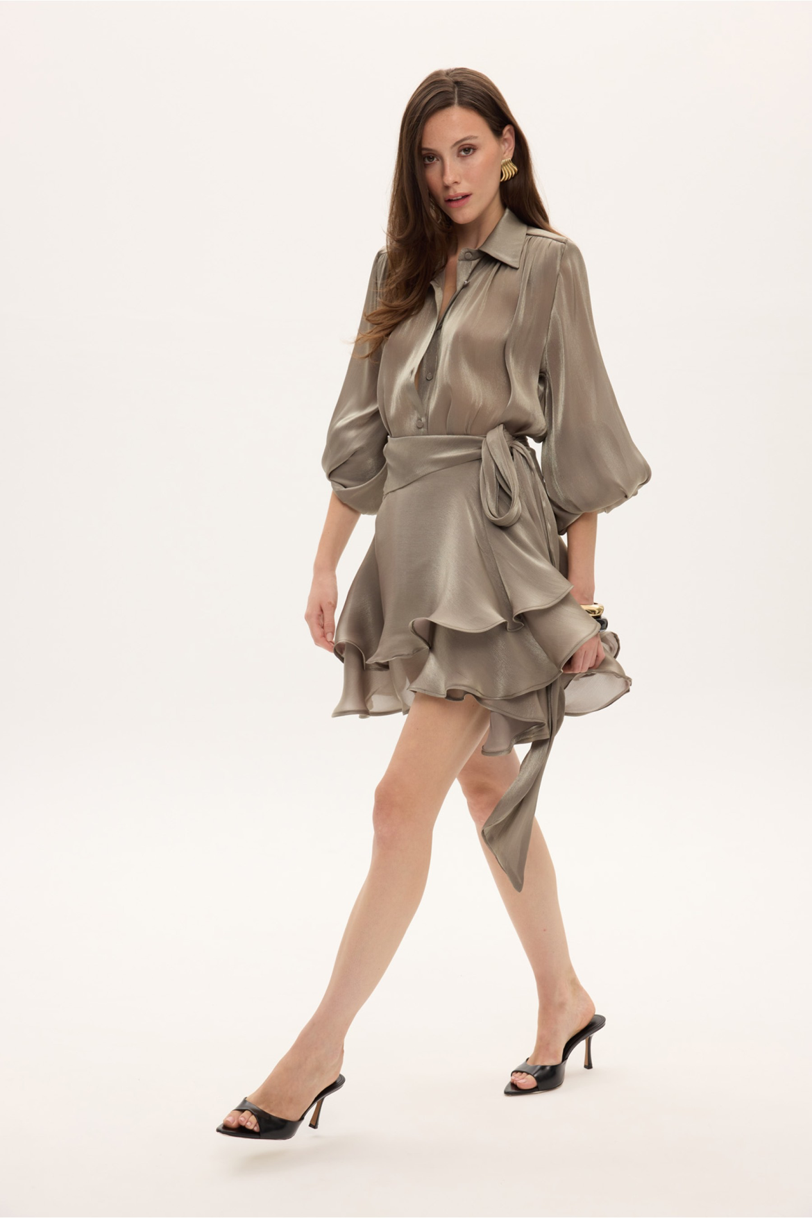 Clio Shirt Grey - Image 3