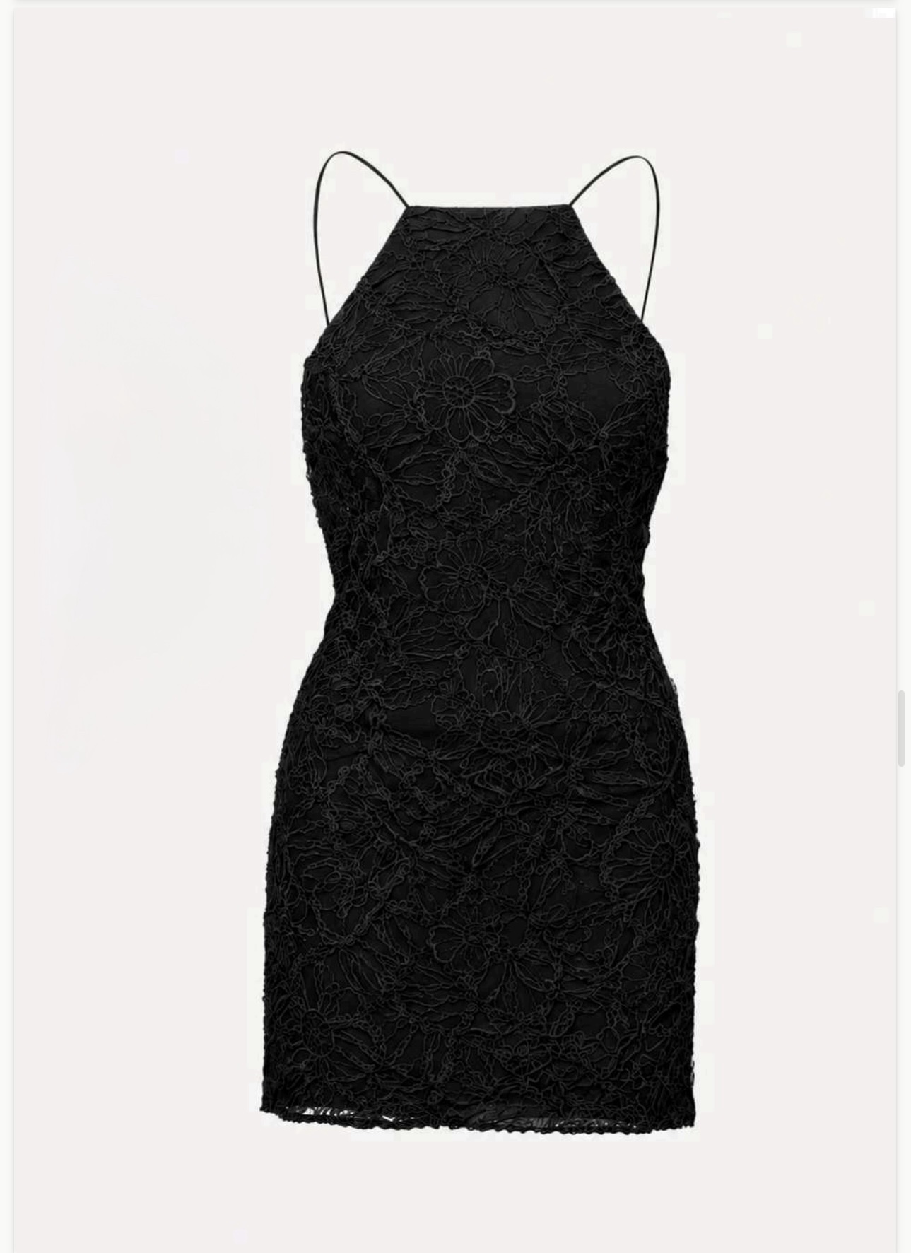 Little Black lace dress